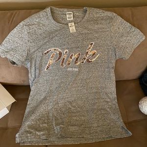 NWT Bling Pink VS Tee